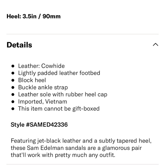 Sam Edelman Kia sandals - Picture 2 of 3